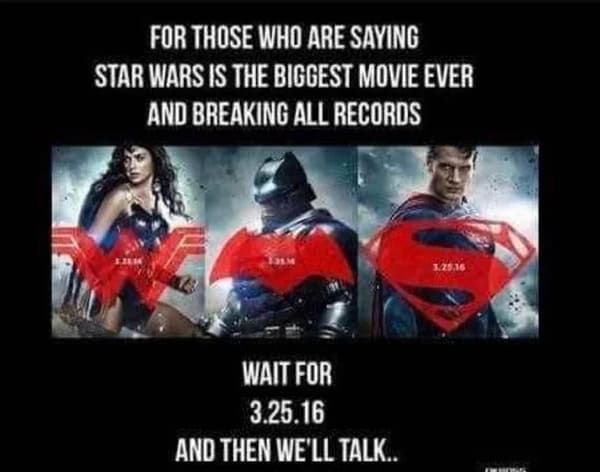 Aged Poorly - For Those Who Are Saying Star Wars Is The Biggest Movie Ever And Breaking All Records