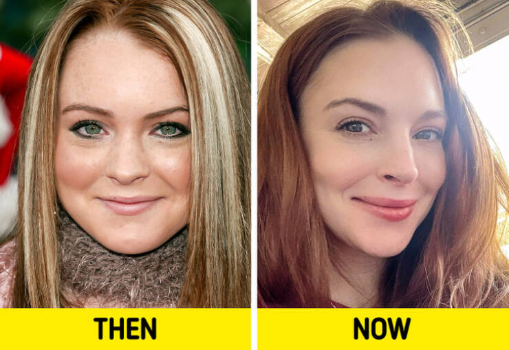 Famous Actresses - Then Now Lindsay Lohan