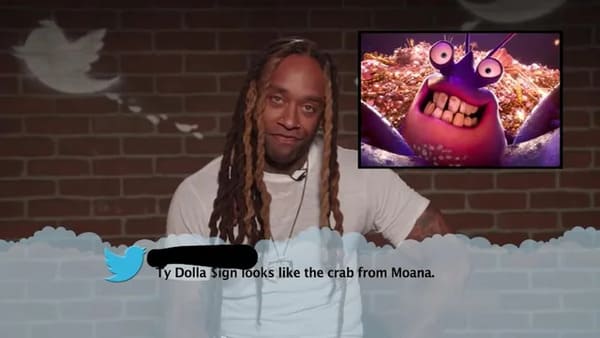 Funny Comments - ty dolla sign mean tweets - Ow Ty Dolla sign looks the crab from Moana.