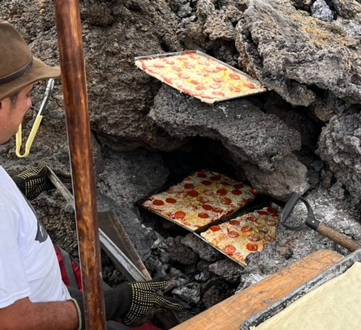 “This guy makes pizza using volcanic vents.”