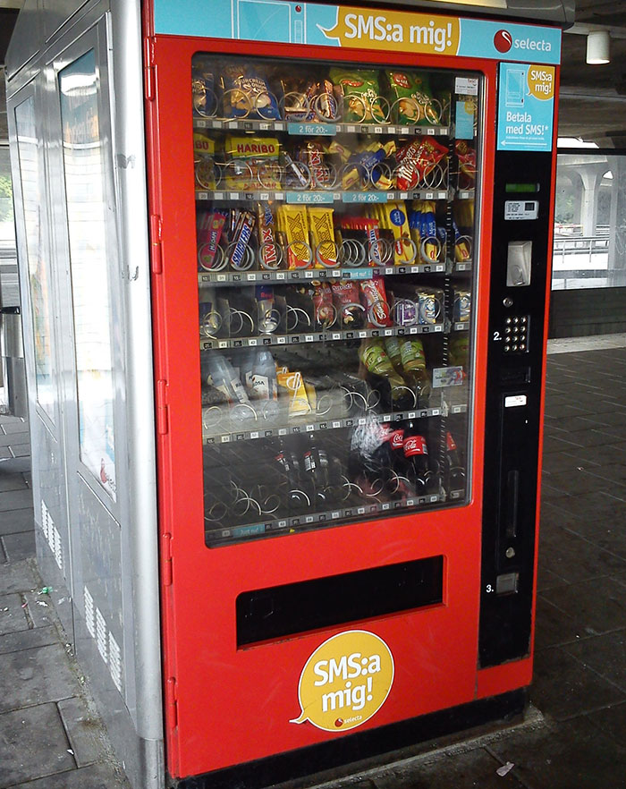 It takes minimal negotiation and paperwork to set up a vending machine. You can probs stock it up for 100 bucks buying bulk and then you'll make like twice that back.

Edit since this has a decent amount of upvotes, a bonus fact! The Ford F-150 is the smallest vehicle that can be used as a tax write-off up to iirc a $1.2 million return, but it only applies if you use it for commerce. (I'm no tax expert so I may have gotten something wrong)