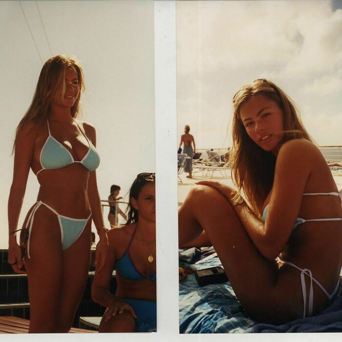 Vintage Celebrity Photos -  sofia vergara miami beach 90s