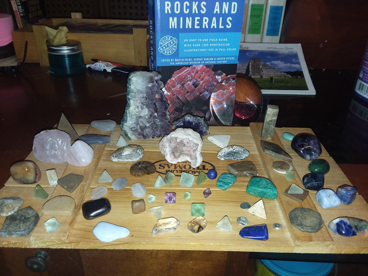 “My 10-year-old son just upped my rock collection by 90% and got me a nice lens and a book!”