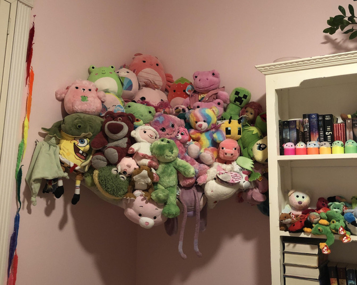 “I collect stuffed animals, mostly Build-A-Bear, Squishmallows, and Beanie Babies.”