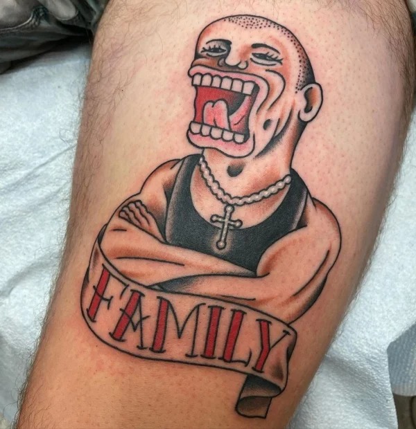 Cringe Tattoos - tattoo - Family