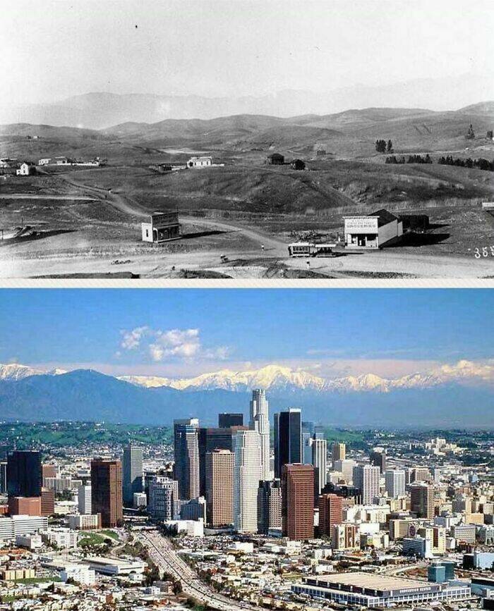 historical photos - downtown los angeles 1901