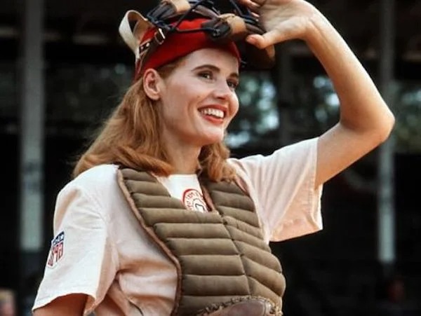 celebrity facts - geena davis a league of their own