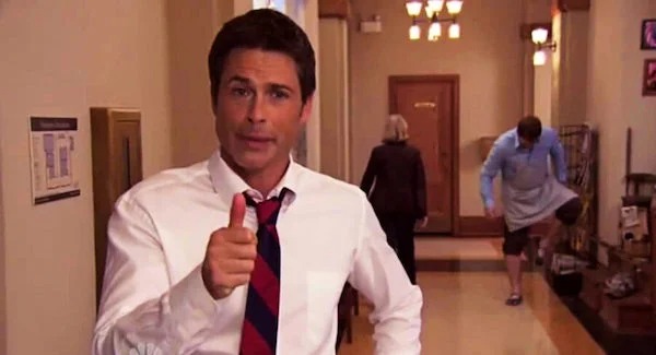 celebrity facts - chris traeger rob lowe parks and rec - F