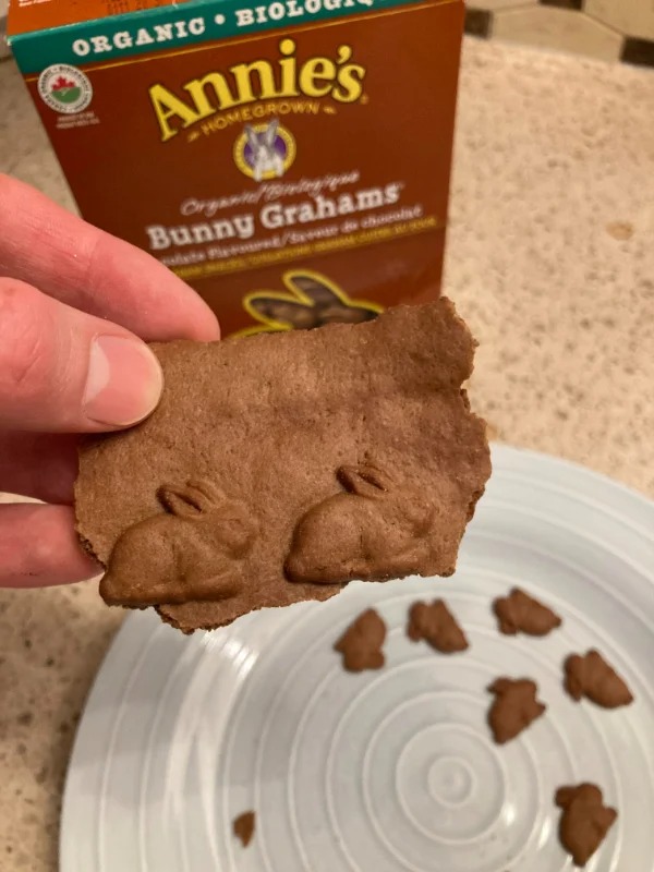 “This Chunk of Uncut Bunny Graham Crackers.”
