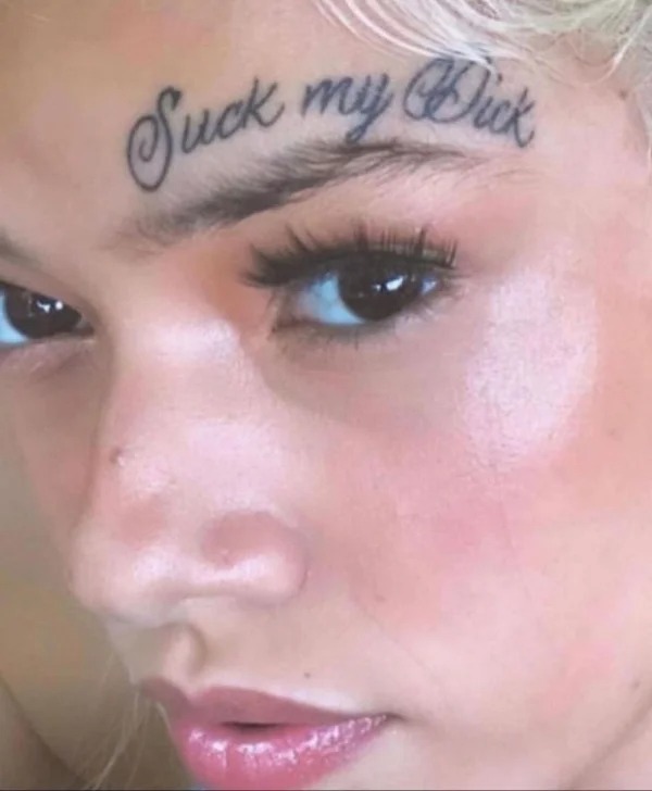 bad tattoos --  bad tattoos - Suck my Wick