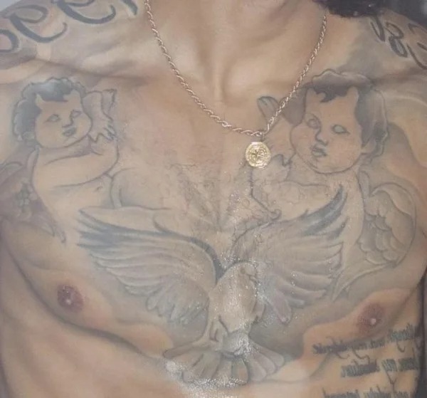 bad tattoos - chest - 95 d D
