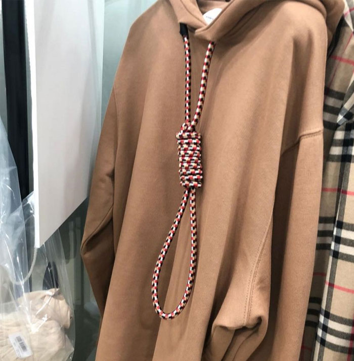 brand fails and disasters - burberry noose