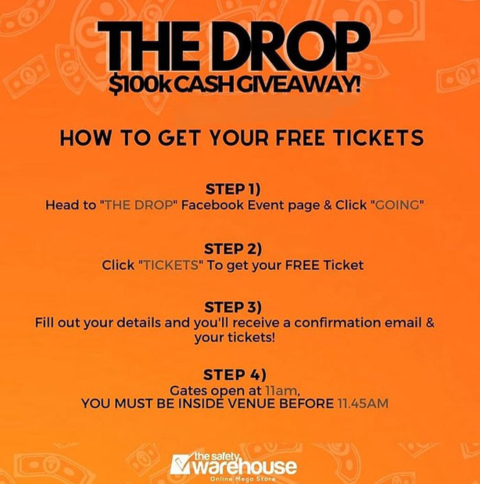 brand fails and disasters - orange - The Drop $ Cash Giveaway! How To Get Your Free Tickets Step 1 Head to "The Drop" Facebook Event page & Click "Going" Step 2 Click "Tickets" To get your Free Ticket Step 3 Fill out your details and you'll receive a conf
