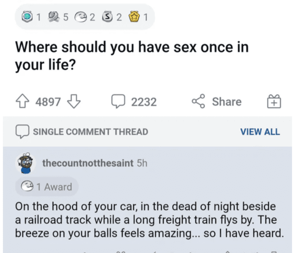 30 Comments That Were Oddly Specific.