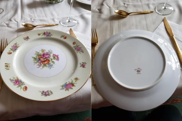 “This China set was made in occupied Japan.”