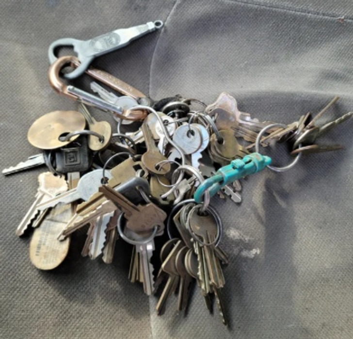 “Boss gave me the keys, none of which are labeled.”