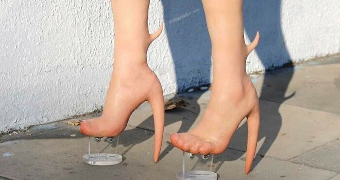Here are some skin shoes worth $10,000, these are made of Silicon 