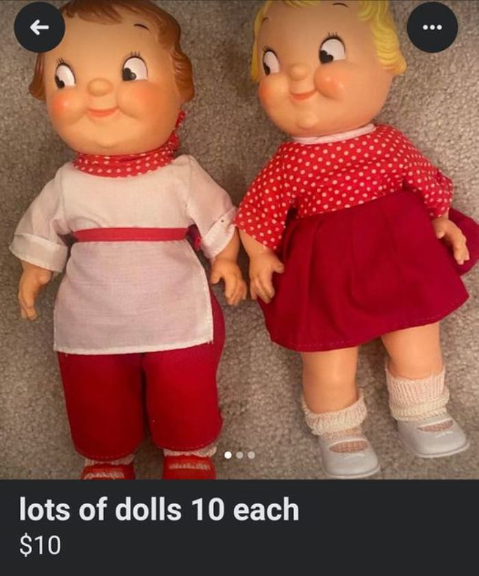 Weird Things Being Sold Online - doll - lots of dolls 10 each