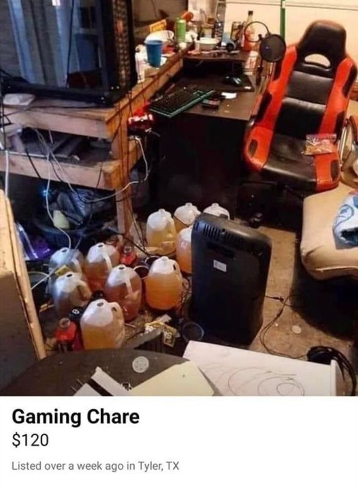 Weird Things Being Sold Online - Gaming Chare $120