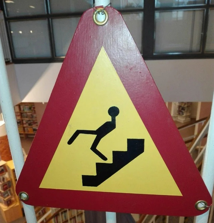 “Clearly, it’s showing that the Ministry of Silly Walks is downstairs.”