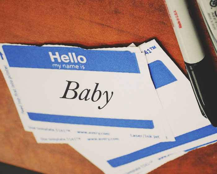 worst baby names - paper - Hello my name is Baby 41TM Made in Usa Met