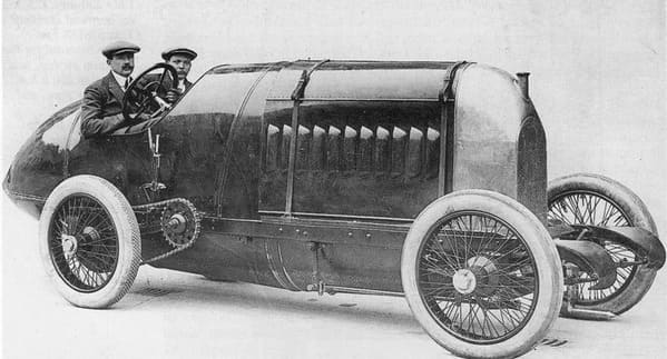 pictures from history - The Beast Of Turn Land Speed Record Car, 1910
