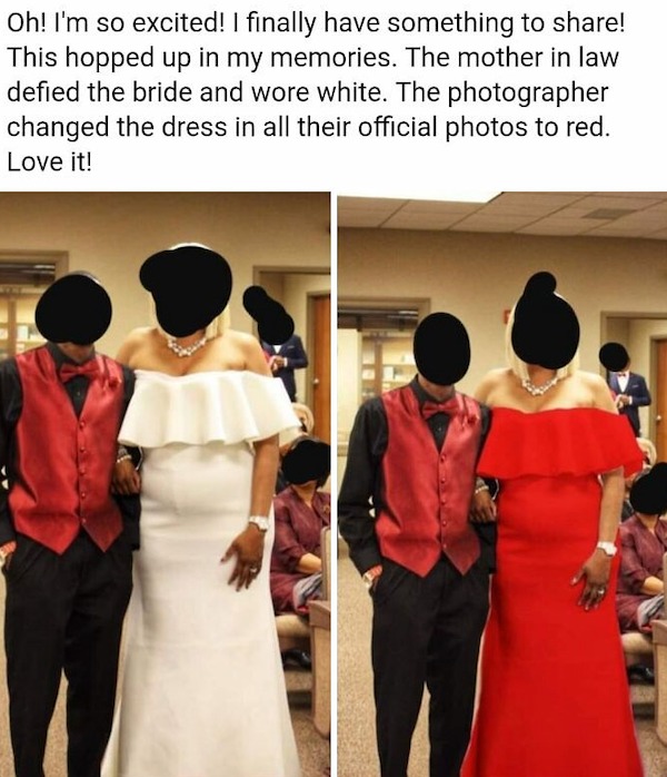 23 People Having Some Real Trashy Wedding.