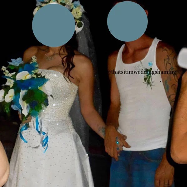 23 People Having Some Real Trashy Wedding.