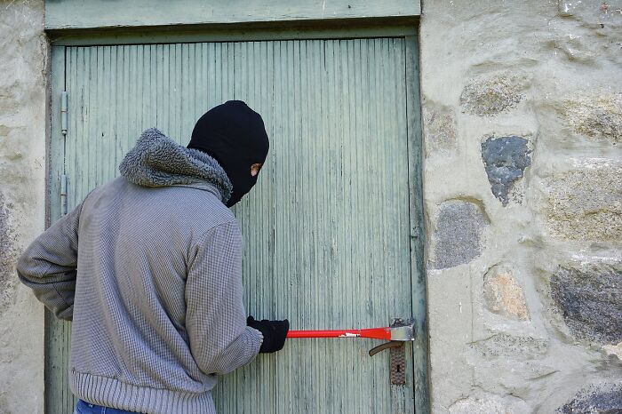 A recent study showed that burglars come back to the same houses quite often. They do this because of a number of motives.

1: They want to take tings they, for some reason, couldn't take the first time.

2: They're kinda familiar with the house.

3: It's guaranteed that the people they robbed replaced the stuff they stole the first time, often these replacements are of better quality than the original.

So after you get raided take good security measures.