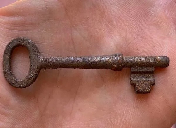 Found an old key while renovating my 100+ year old house.