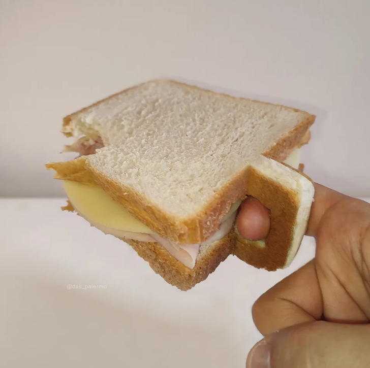 More ways of eating sandwiches.