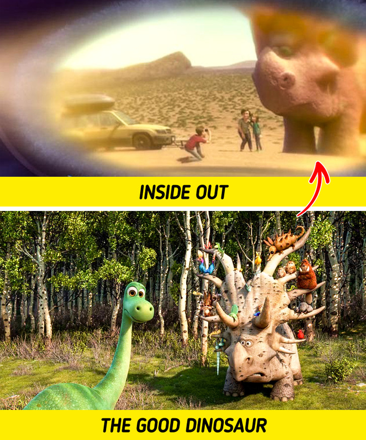 hidden movie details - peter sohn the good dinosaur - Inside Out The Good Dinosaur