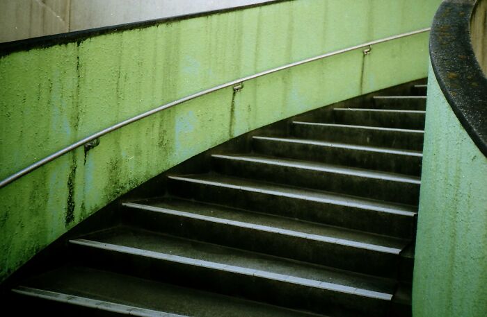 Was asked to a friend of mine who worked in a book shop.

"Excuse me. Do these stairs go up?"