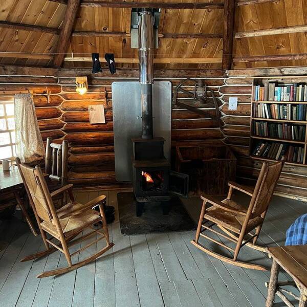 pics of awesome things - octagon log cabin 100 mile wilderness - De Ukol