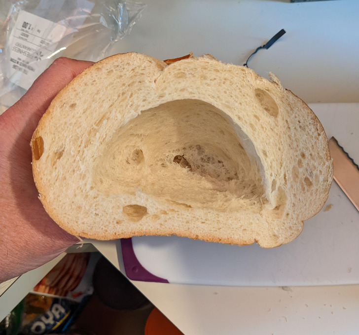 “I feel this loaf should have been marked ’reduced carbs’”