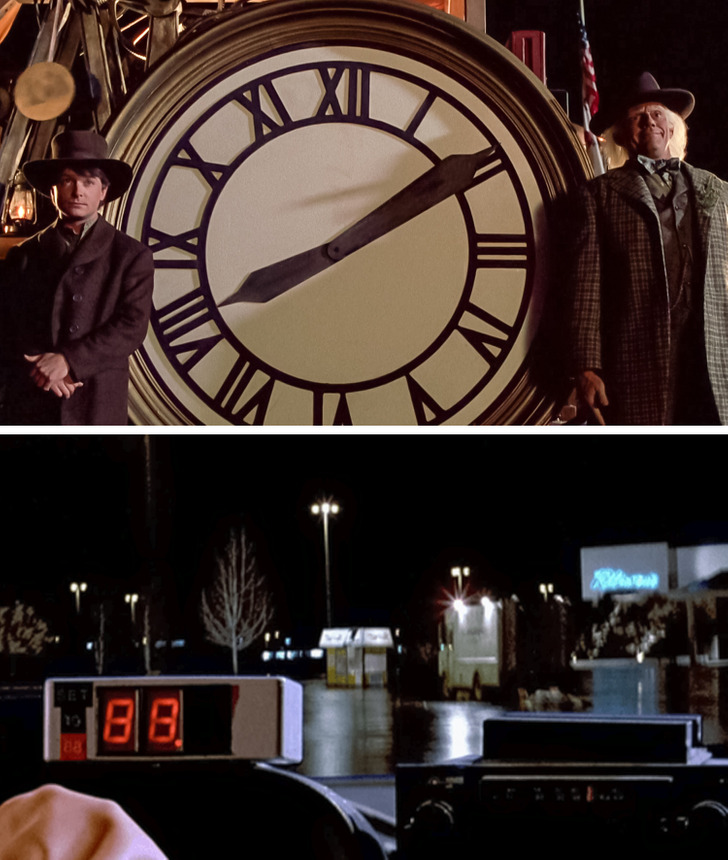 hidden movie details - back to the future - 88 8 8