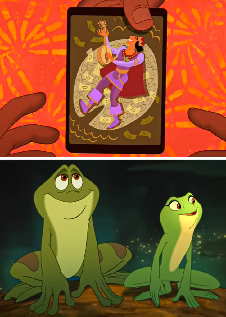 hidden movie details - princess and the frog tarot cards - 0 2