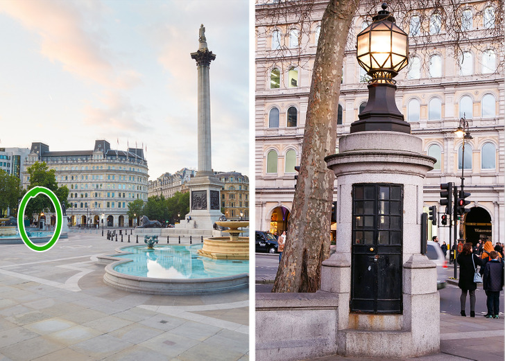 As one of the busiest spots in London, it must have surveillance and protection, and one of the architects for the place had a solution: to build an unsuspecting police station within the area. Although it is not being used anymore, it still casts wonder and draws the attention of a lot of tourists.