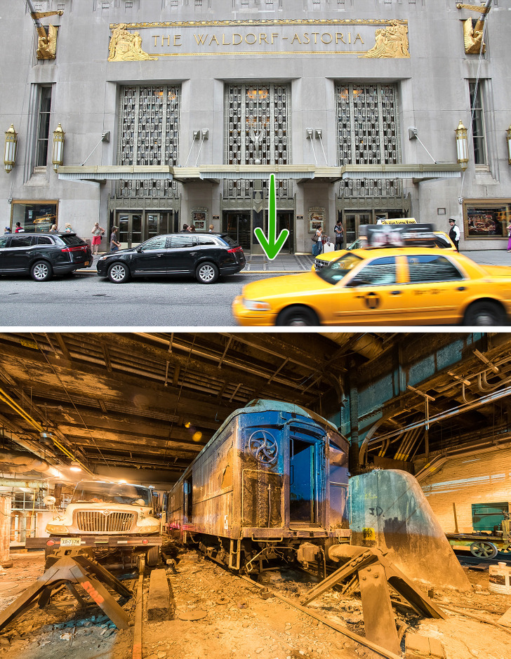 It would be unusual to hear track noises when staying overnight in a hotel. Well, this is not the case for The Waldorf Astoria in New York City, as its bottom houses the old steam trains from Manhattan’s long-forgotten Track 61!