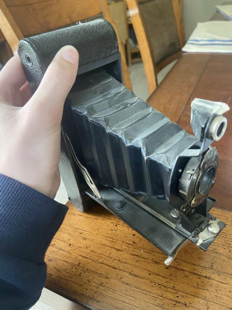 "My Great-Great Grandmother’s camera From the Late 1800s."