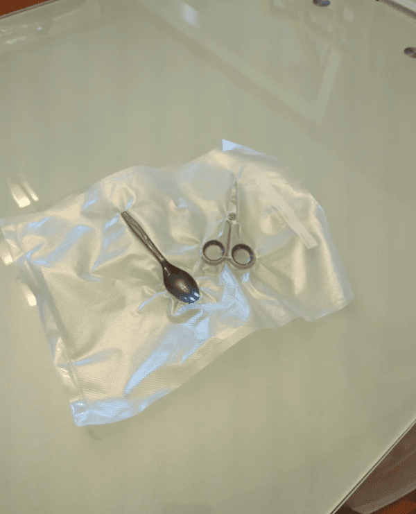 fascinating and terrifying things - My brother vacuum sealed the only scissors in the house.