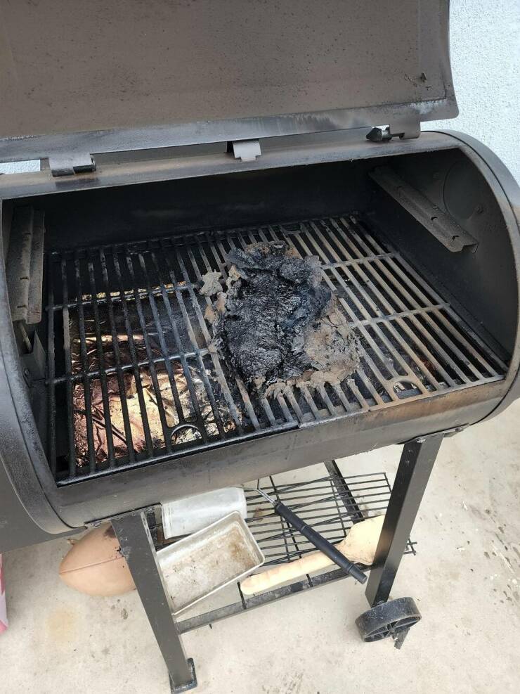 "1st attempt at smoking a brisket - Happy Mother's Day!"