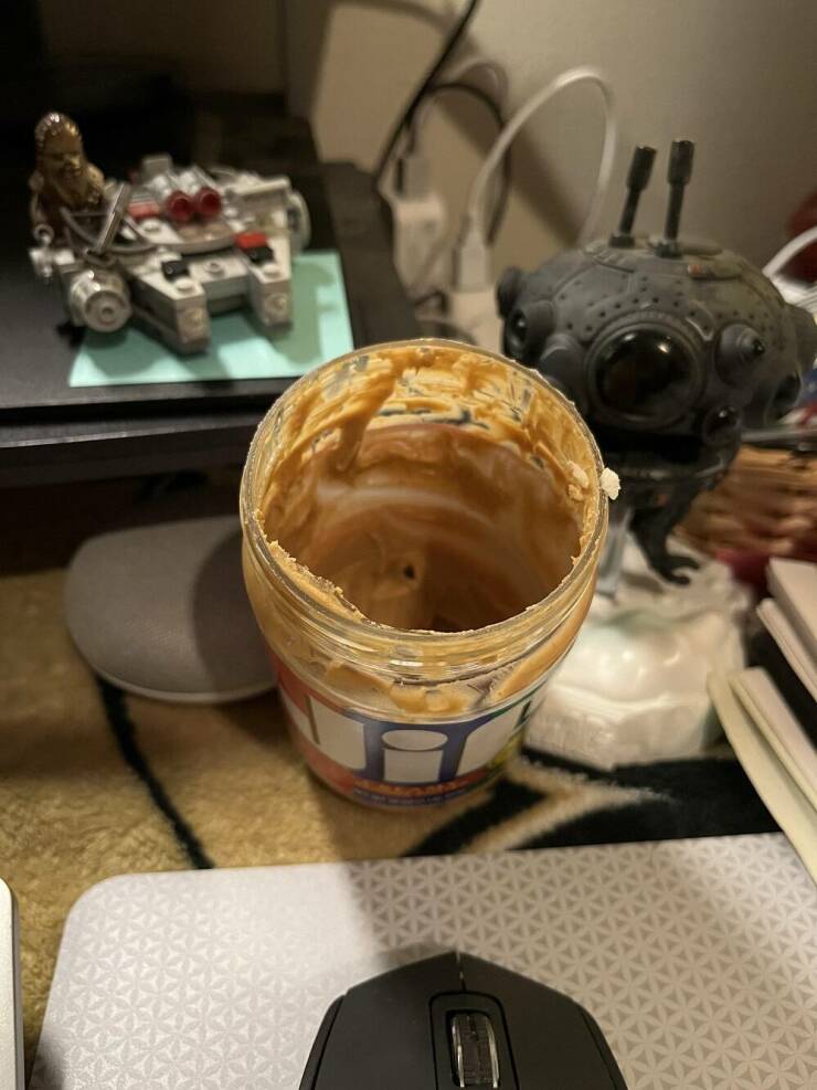 "Checking my jar of Jif as I’m reading about the recall…"