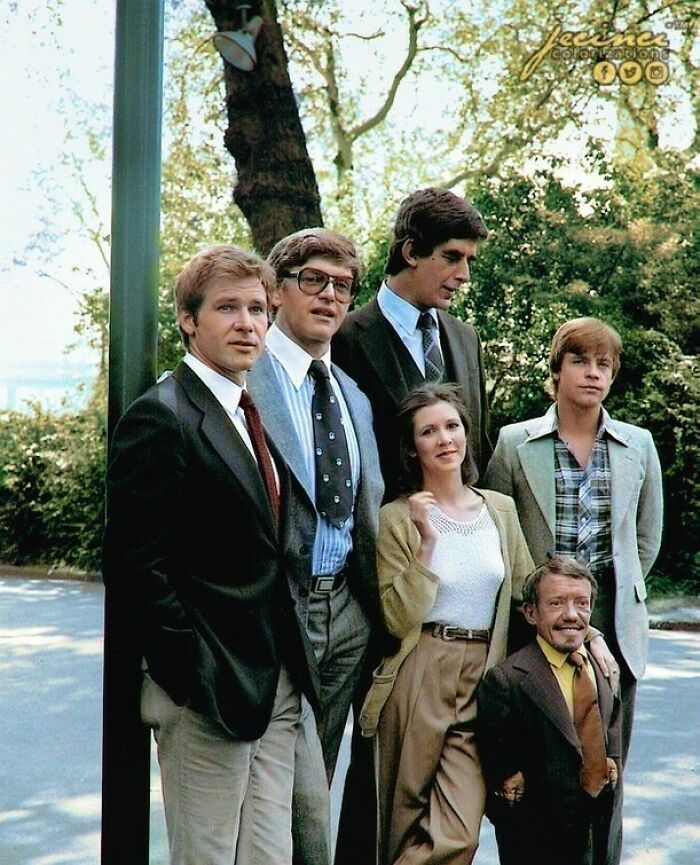 historical photos - colorized - original cast of star wars - colonizations 000