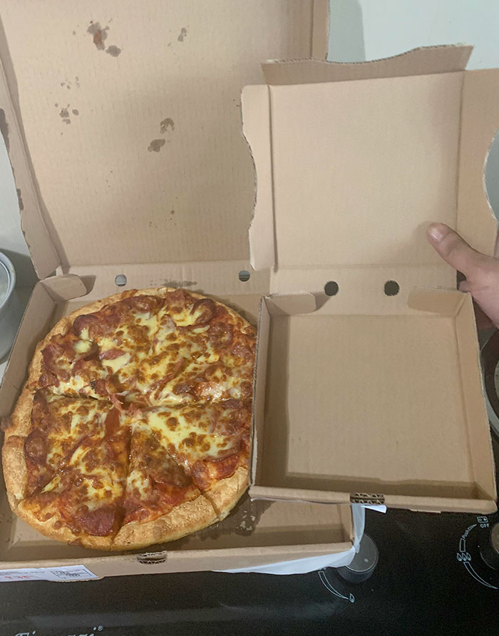 People Who Regret Shopping Online - pizza - P Off