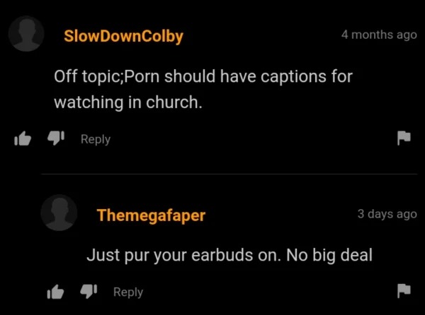36 Pornhub Comments That Are Insanity.