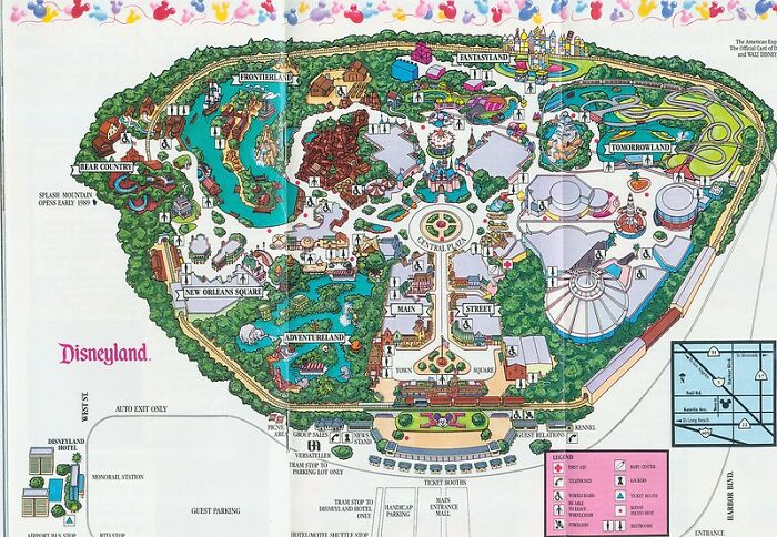 While standing in the middle of Disney World and staring at a foldable paper map of the park in her own hands, my sister in law goes, "Why doesn't this map tell me where I am? These maps usually have a little arrow that says something like 'You are here' so you know where you're at."