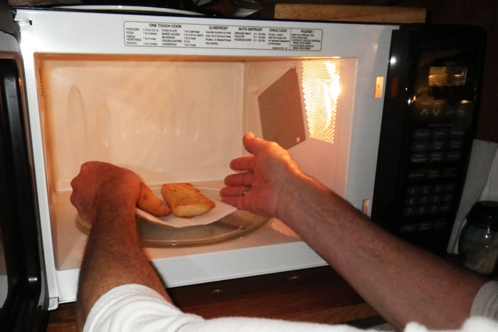 Something about how heating food in microwaves is really bad for your health, because they make food radioactive, so you shouldn't use them. The guy was also a hard drug addict...