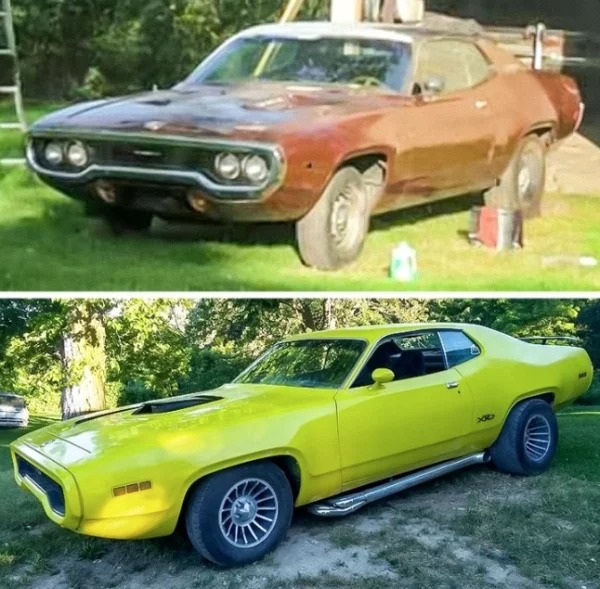 amazing transformations - before and after car