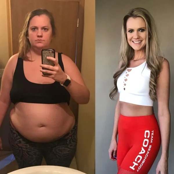amazing transformations - weight loss transformation - 300 In Team Beachbody Coach
